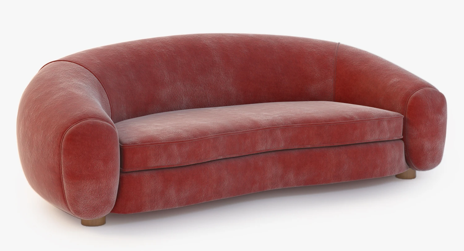 Jean Royere Sofa 3D Model_08